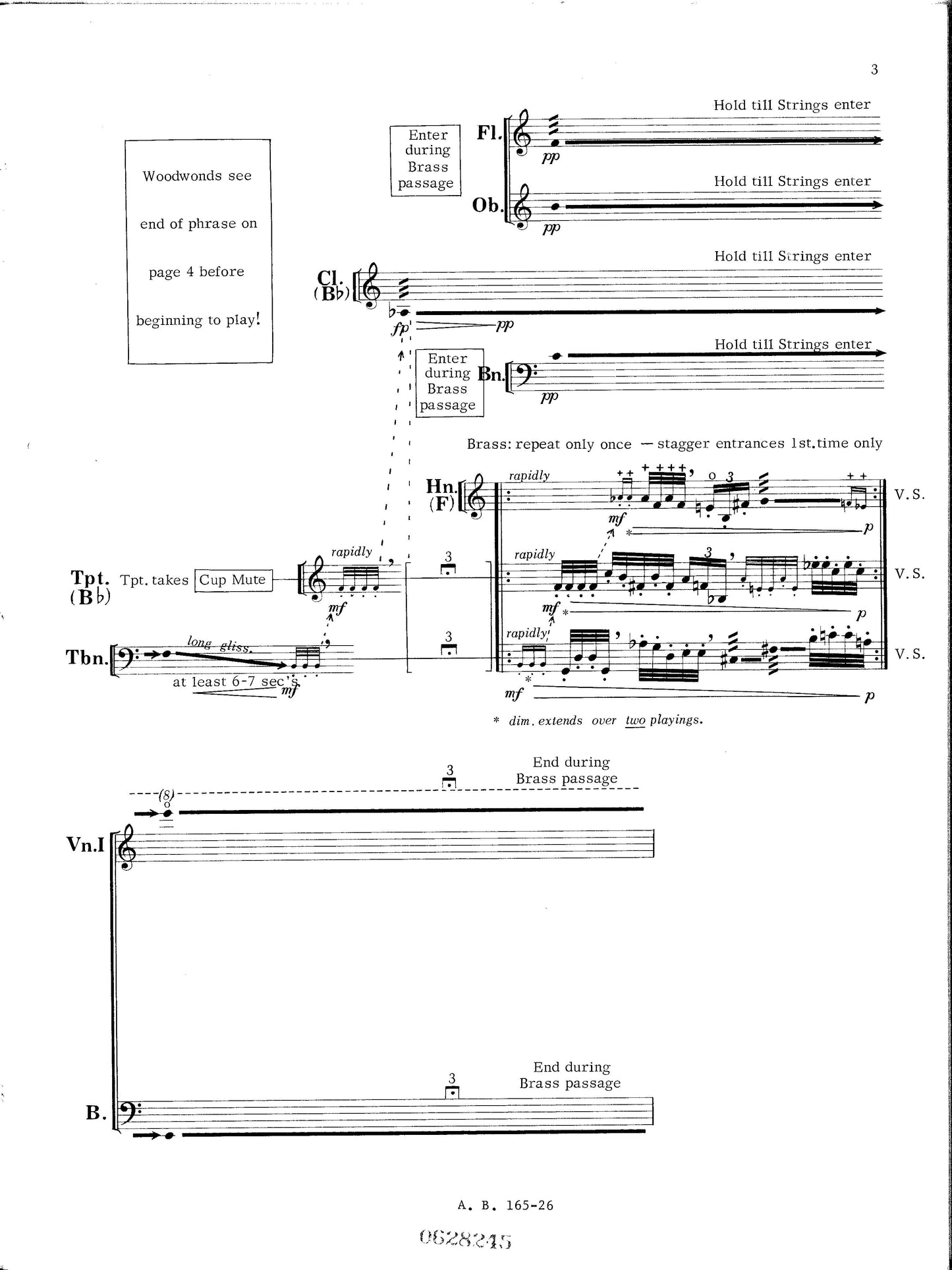 TEXTURE for strings, winds, and brass