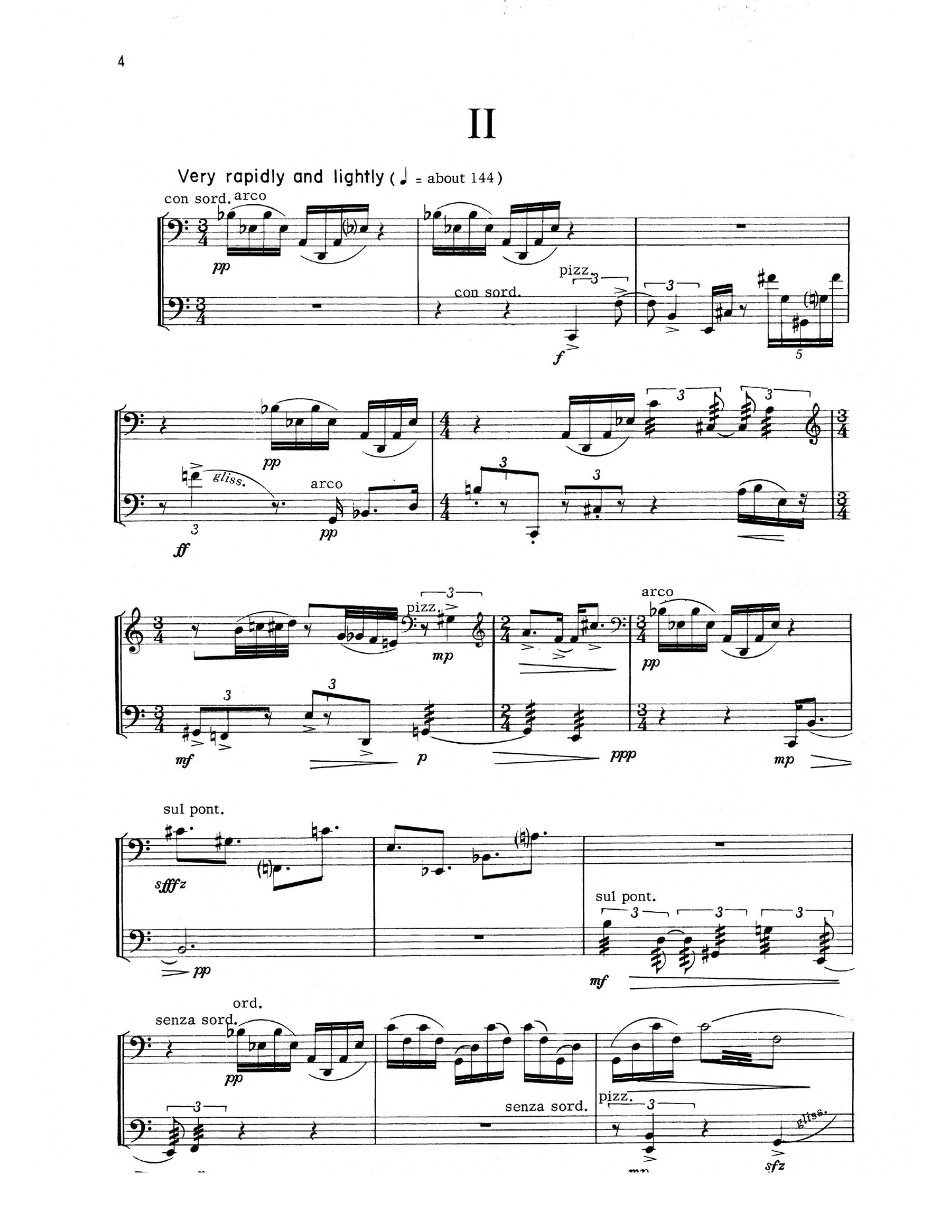 THREE SHORT SCENES FOR TWO CELLOS