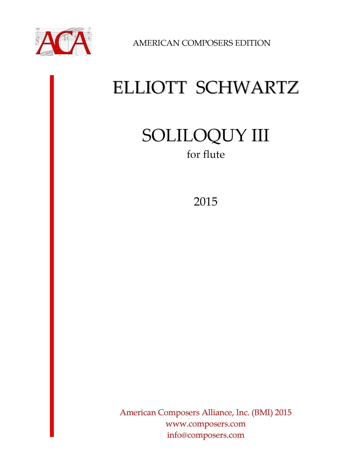 SOLILOQUY III