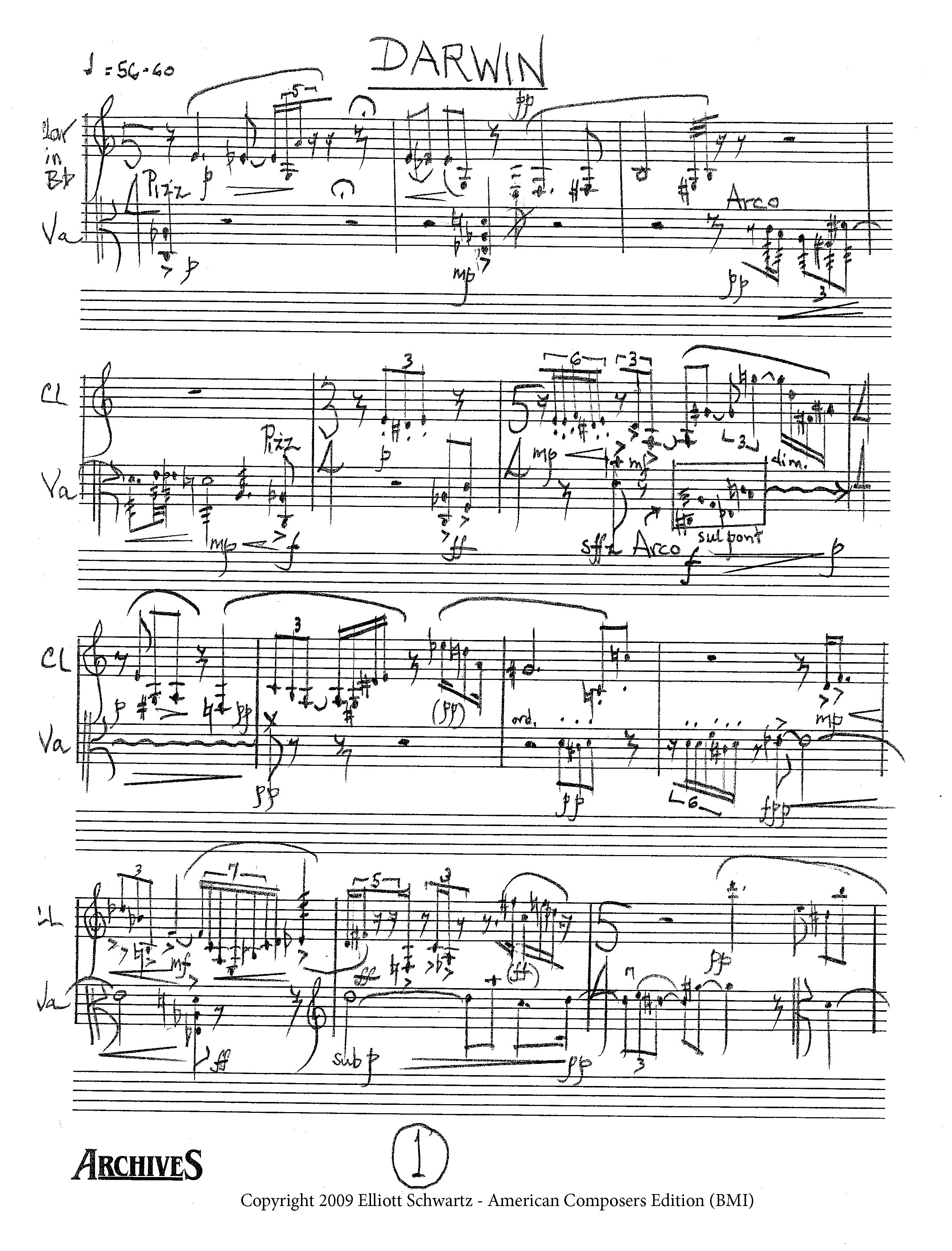 Schwartz, Elliott – American Composers Alliance