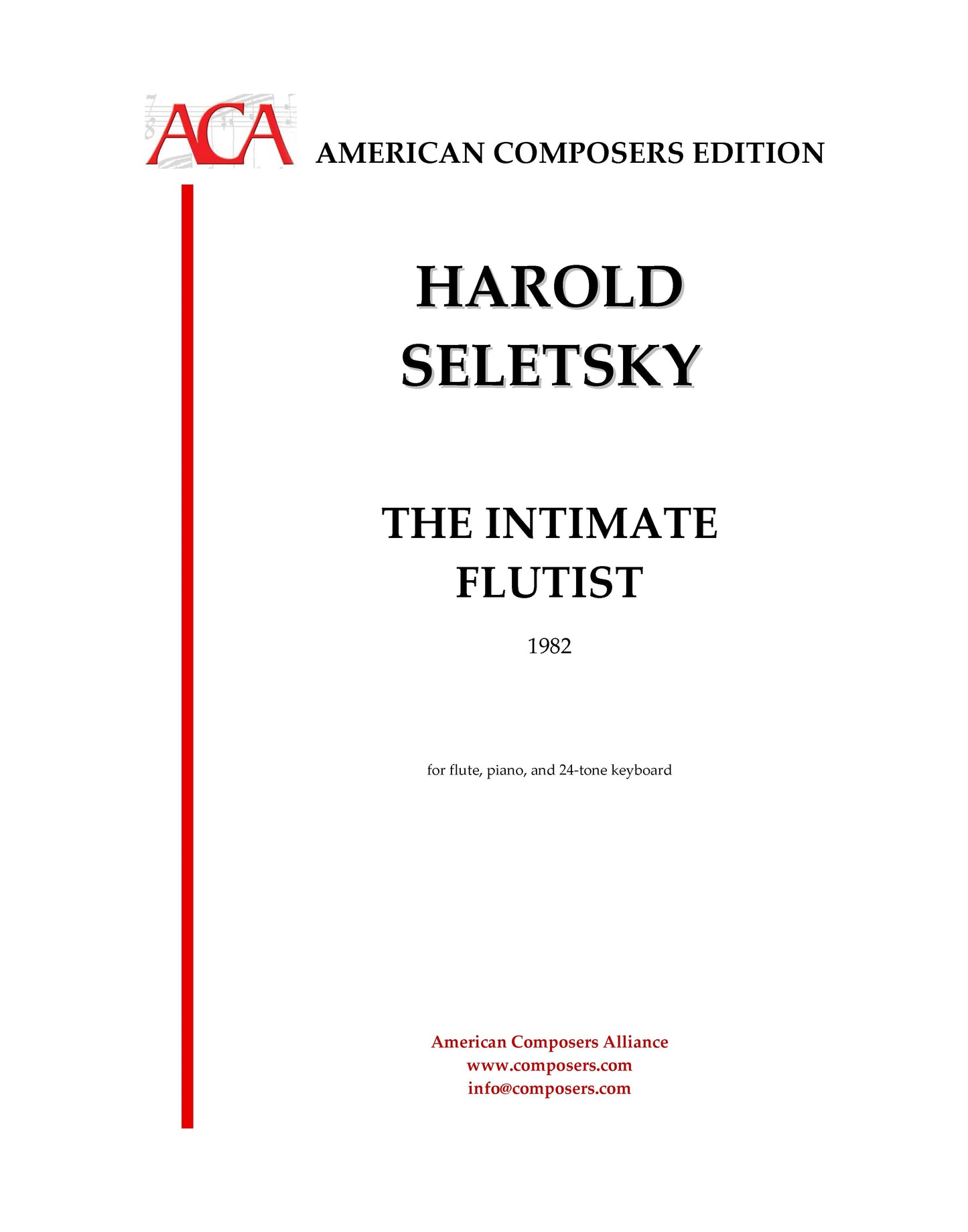 INTIMATE FLUTIST