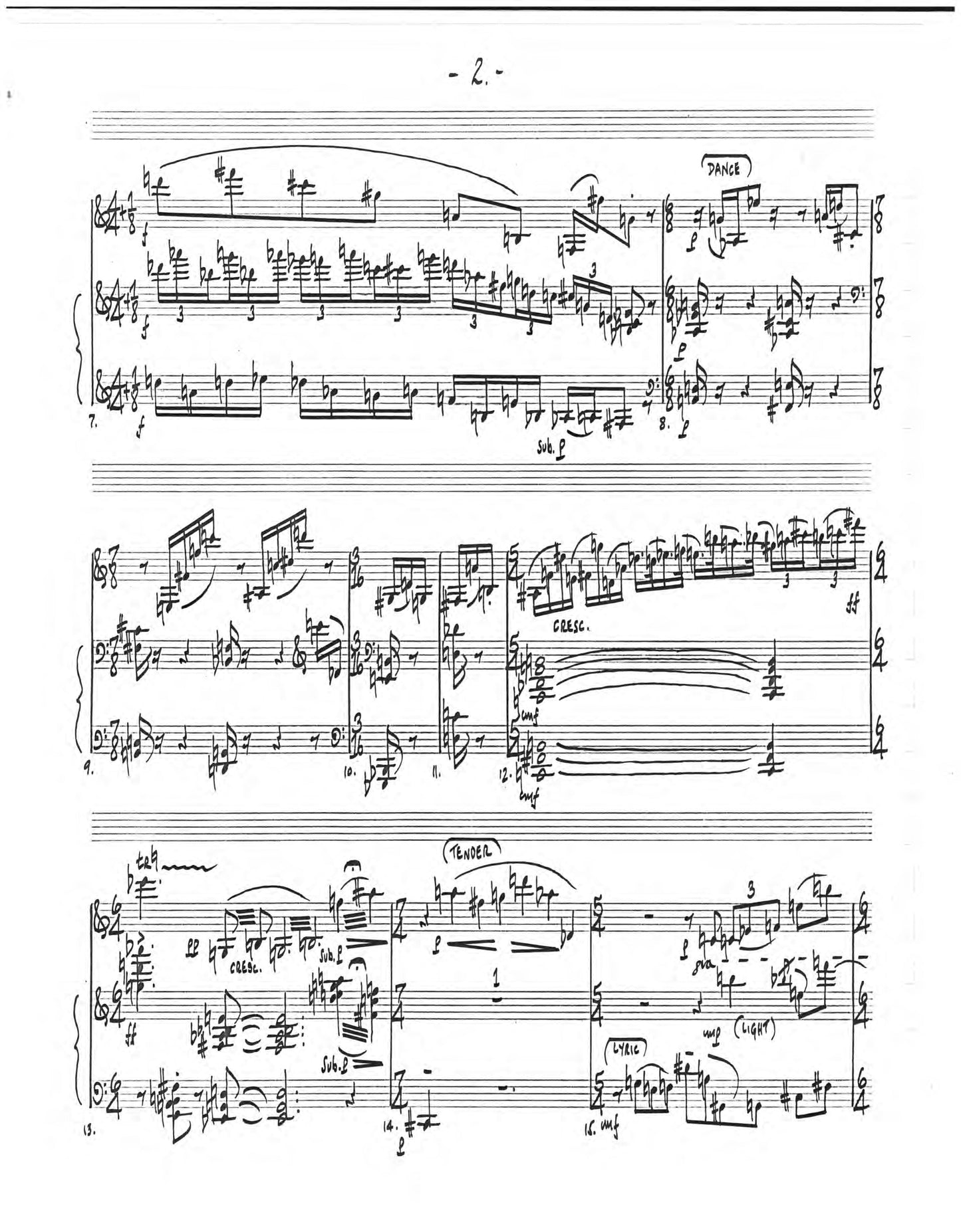 PIECE FOR CLARINET AND PIANO