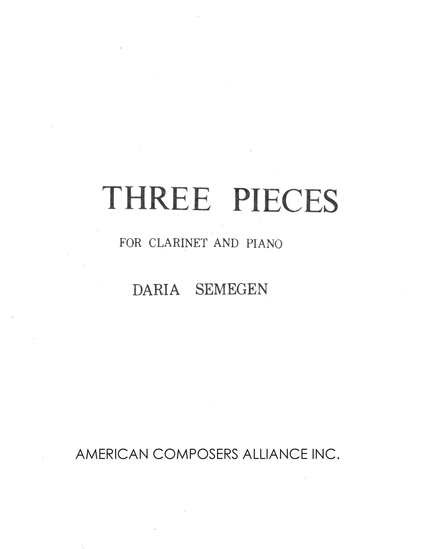 THREE PIECES