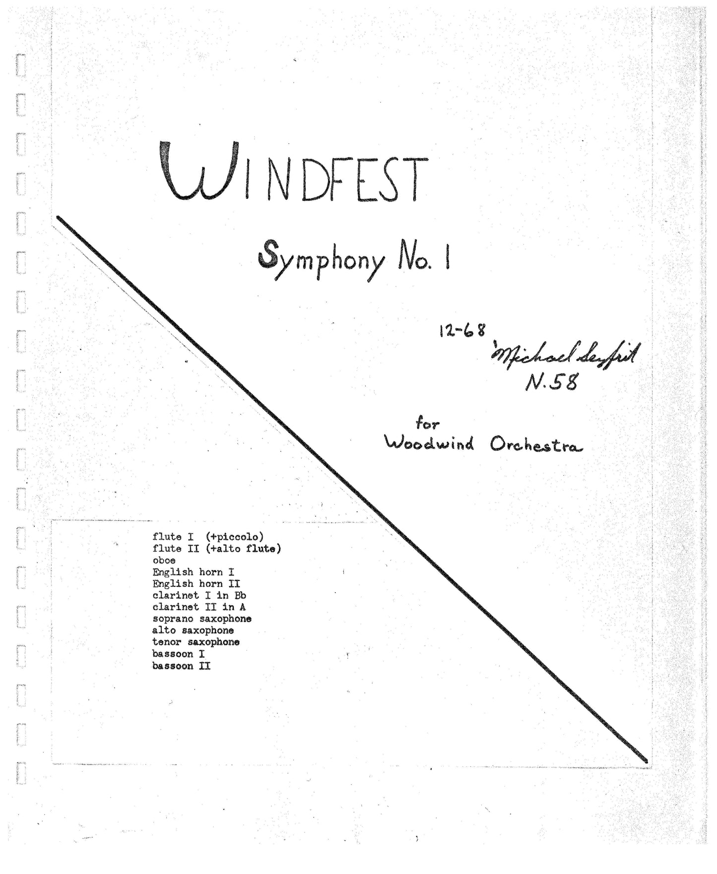 WINDFEST: SYMPHONY NO.1