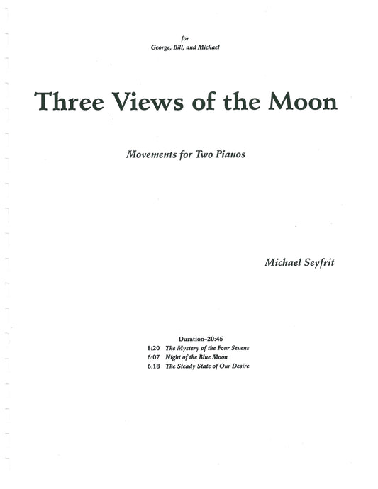 THREE VIEWS OF THE MOON