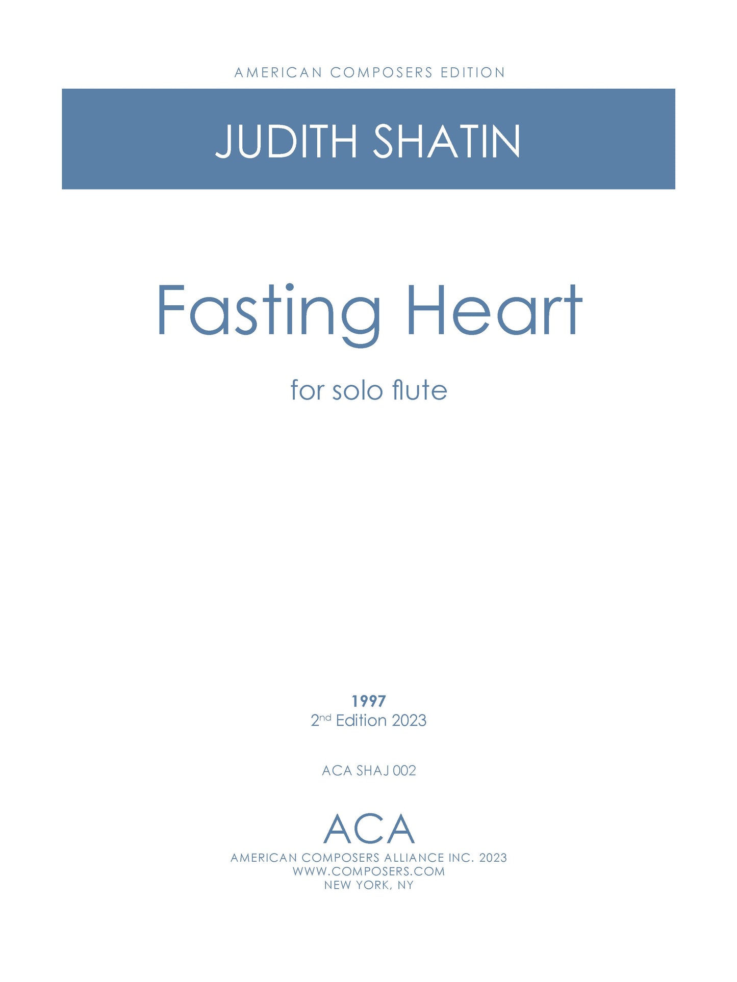 Fasting Heart