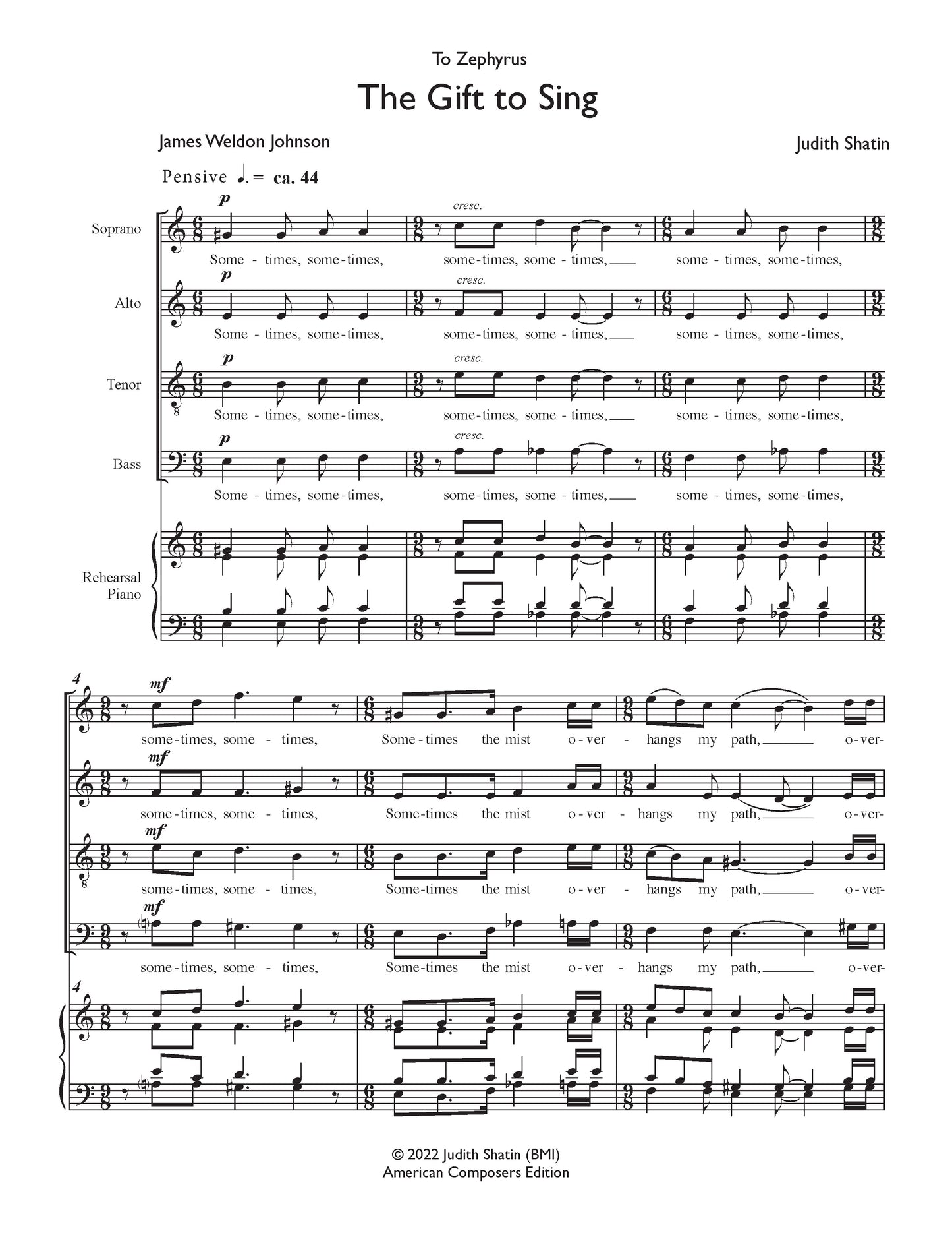 The Gift to Sing