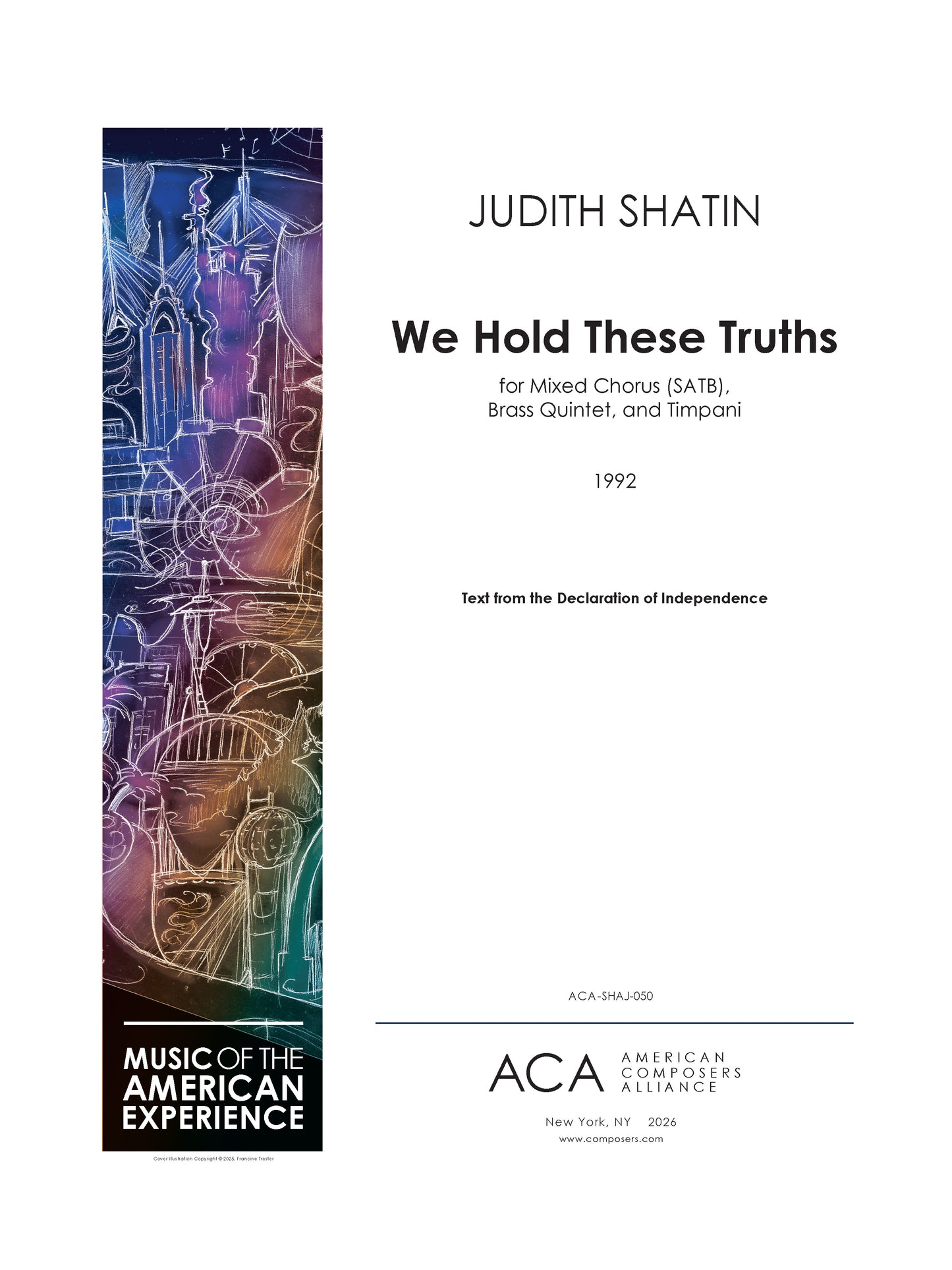 We Hold These Truths (with Brass Quintet and Timpani)