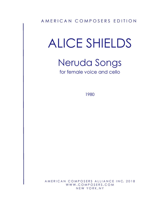 NERUDA SONGS