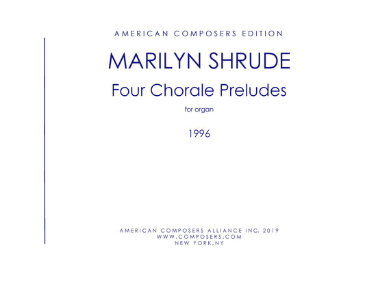 FOUR CHORALE PRELUDES