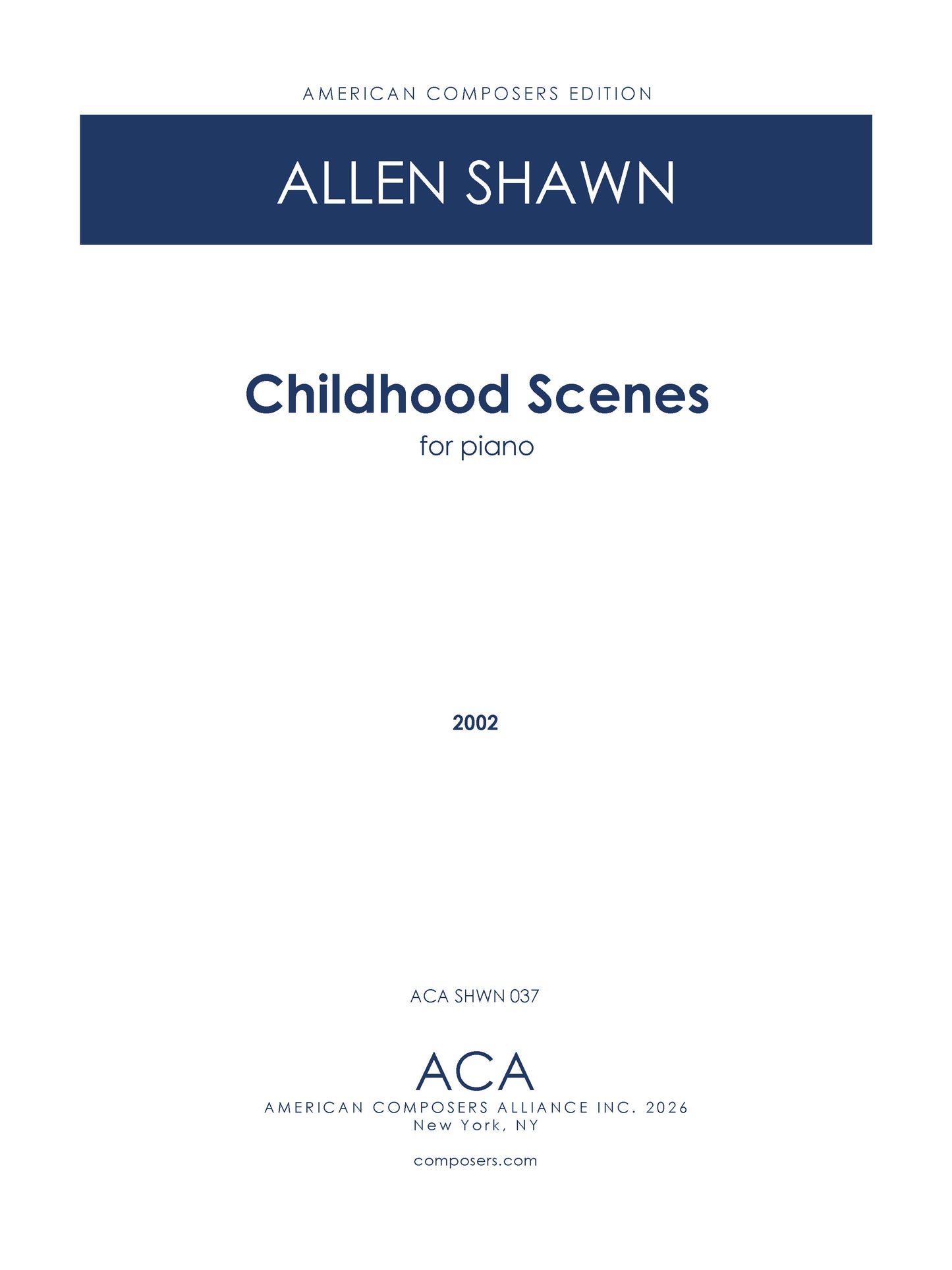 Childhood Scenes