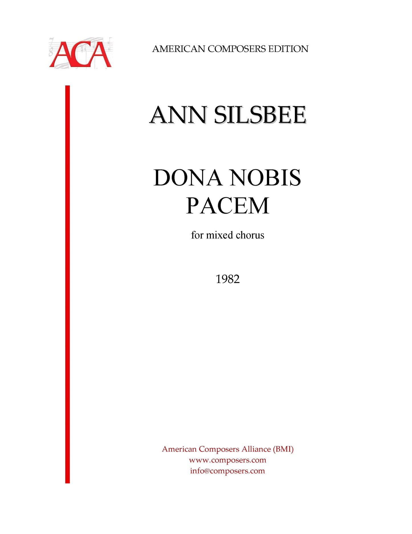 DONA NOBIS PACEM