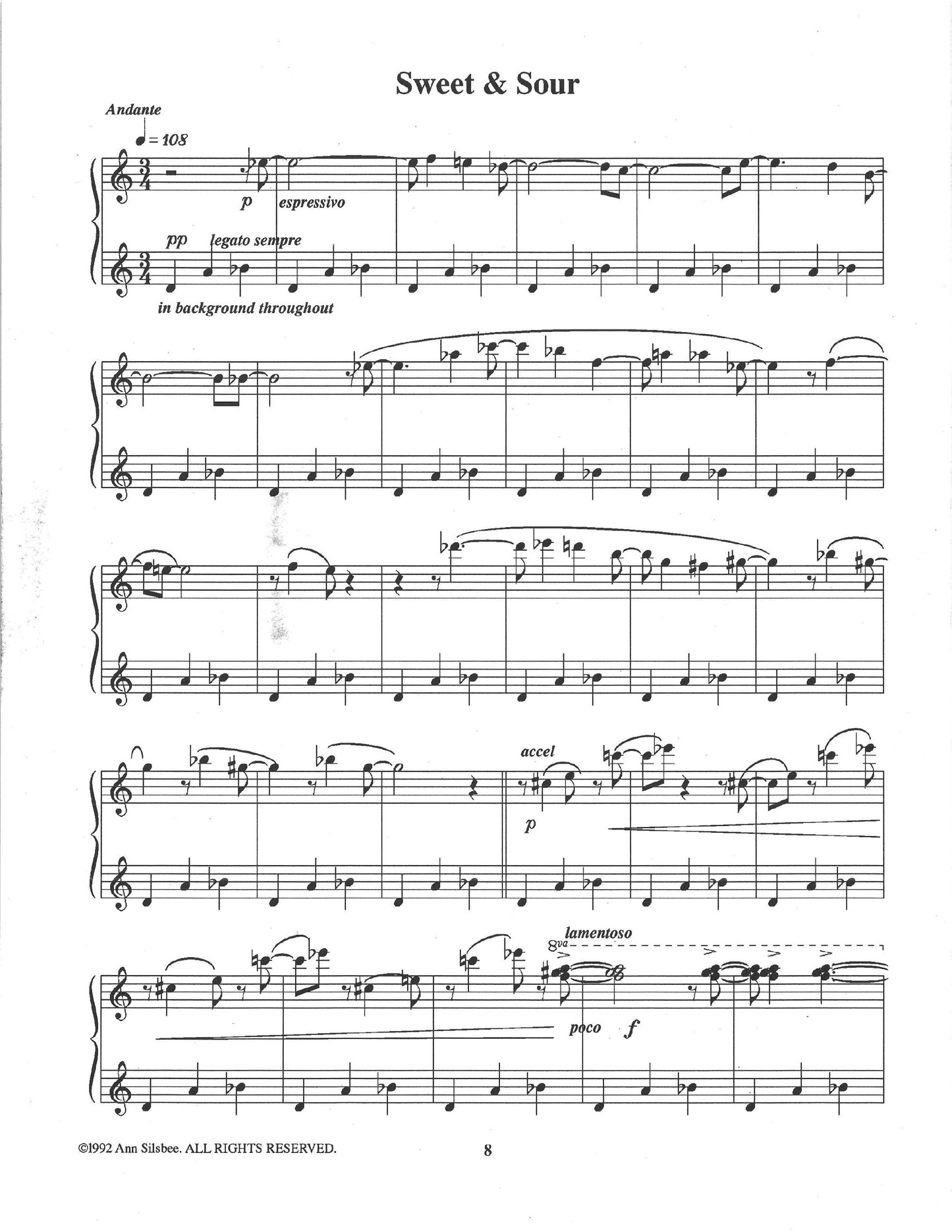 FIVE SHORT PIECES FOR PIANO