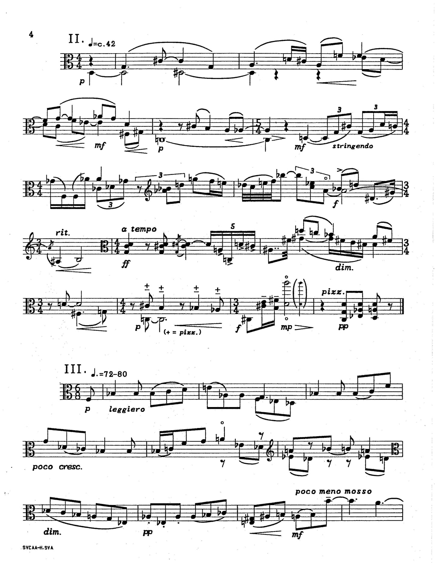 SUITE FOR SOLO VIOLA