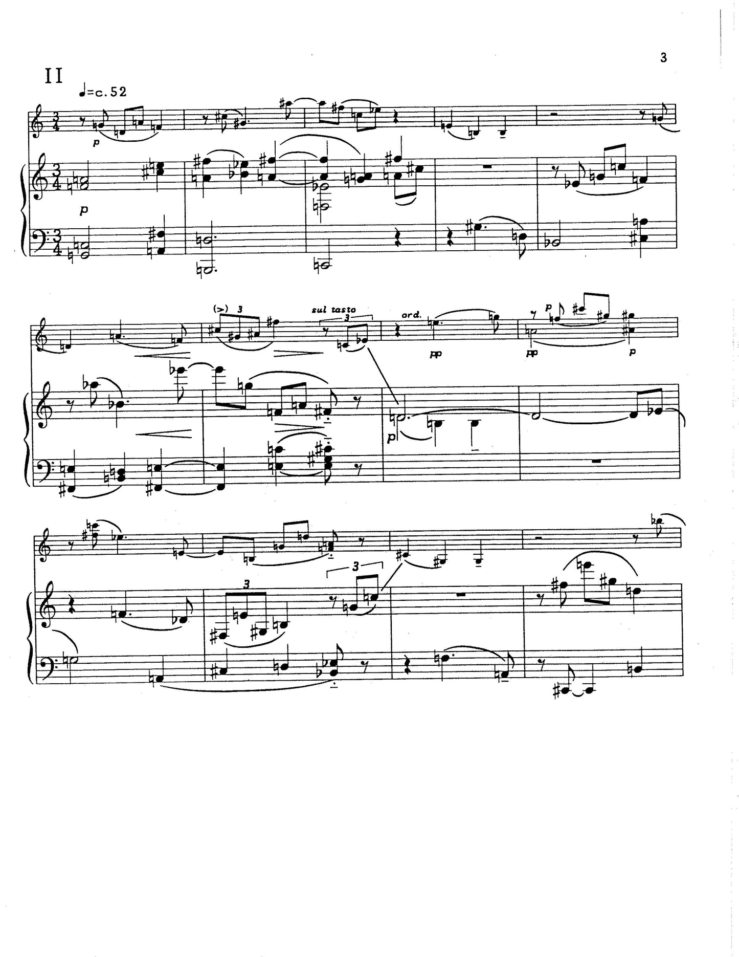 Sonatina for Violin and Piano