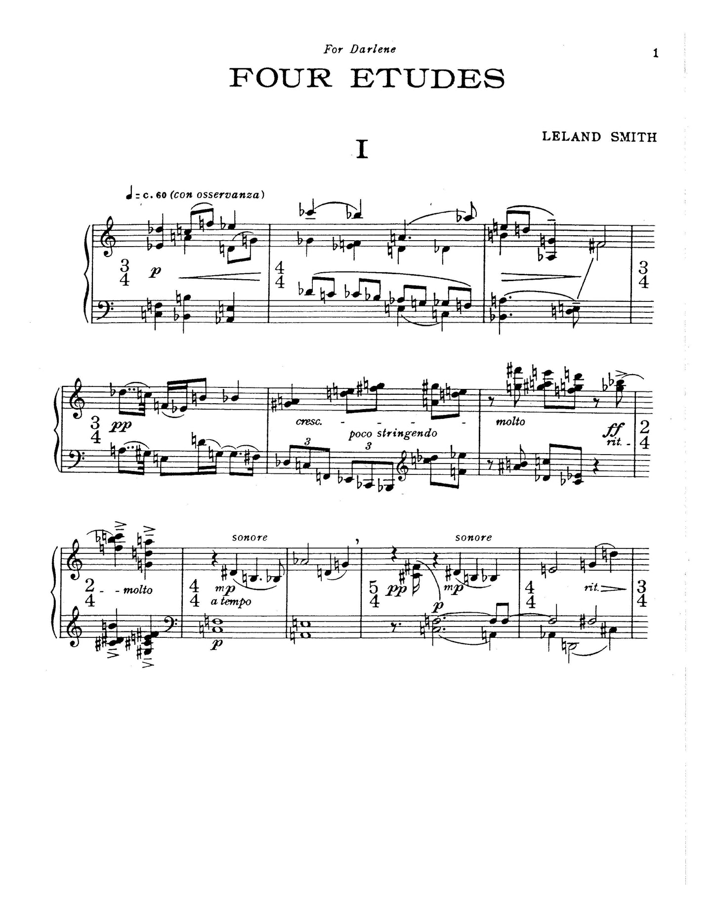 Four Etudes