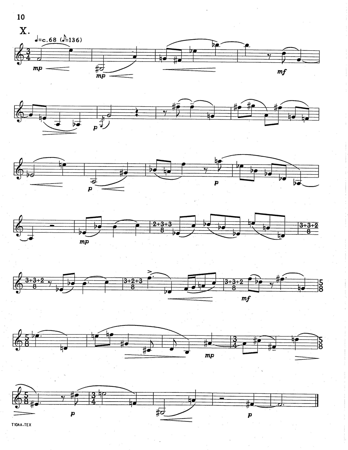 EXERCISES FOR MRS SMITH(TRUMPET ETUDES)