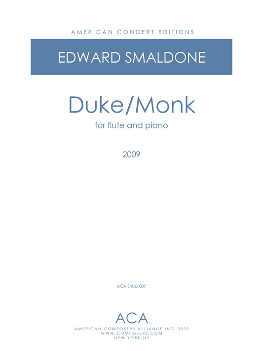 Duke/Monk for Flute and Piano