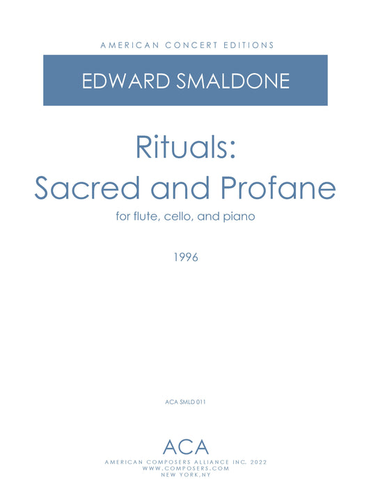 Rituals: Sacred and Profane