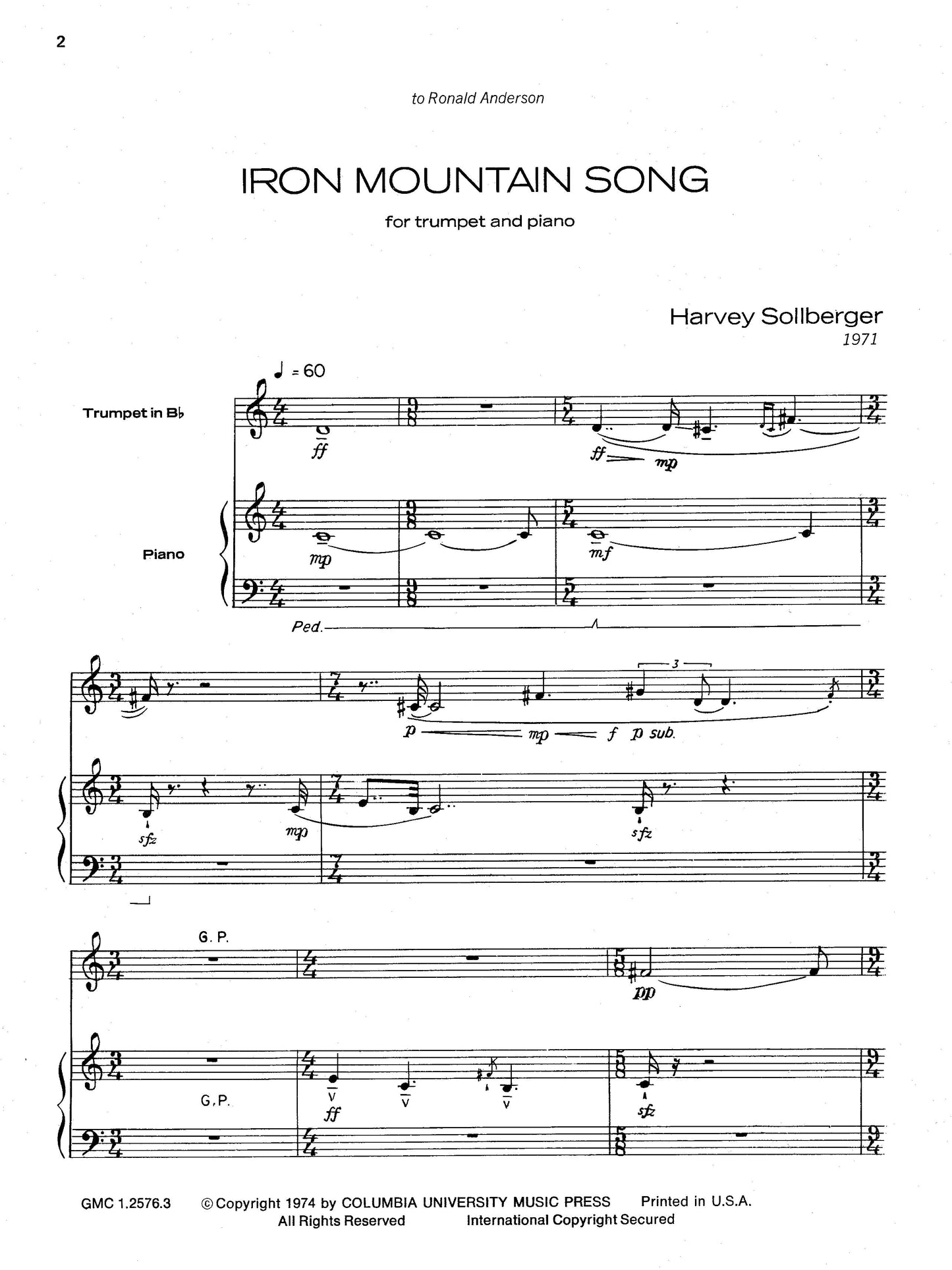 Iron Mountain Song