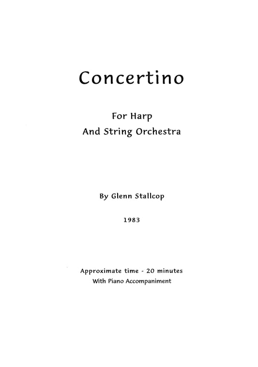 Concertino for Harp and Strings