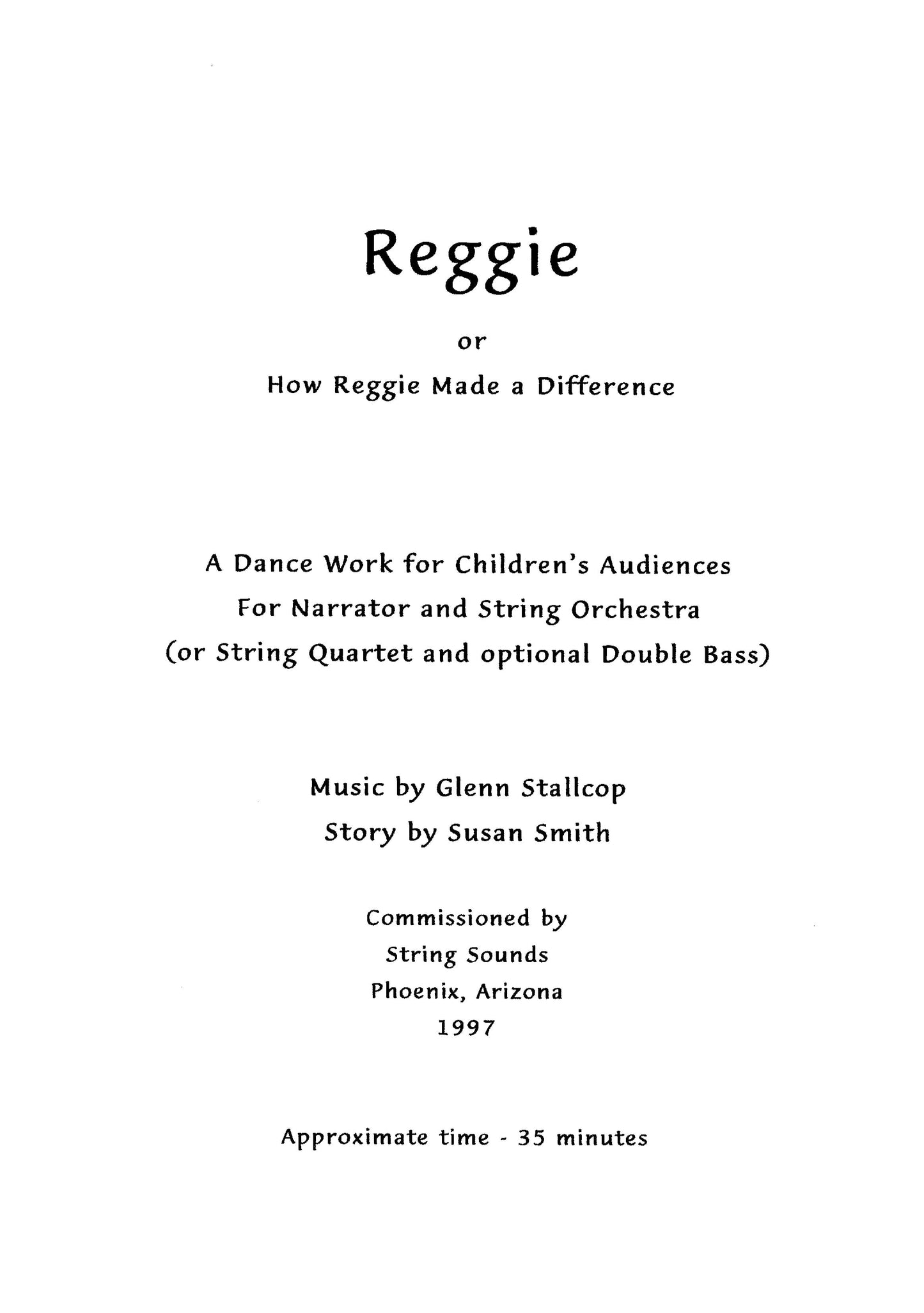 Reggie or How Reggie Made a Difference