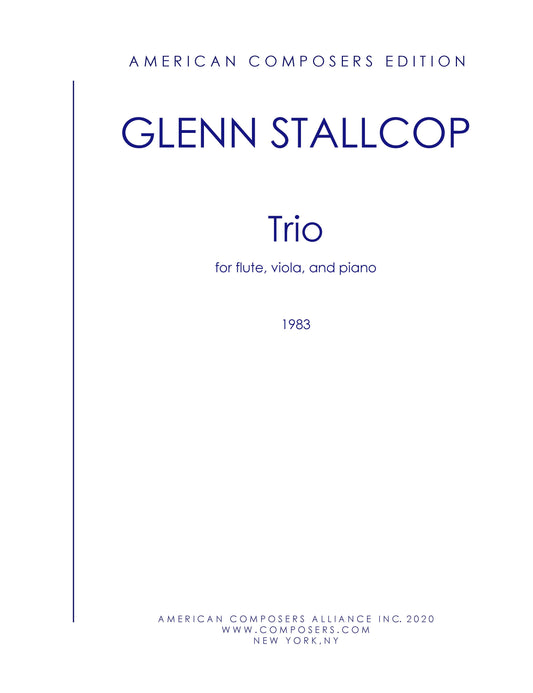 TRIO FOR FLUTE, VIOLA, AND PIANO