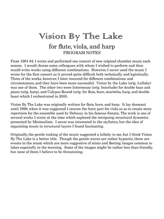 VISION BY THE LAKE