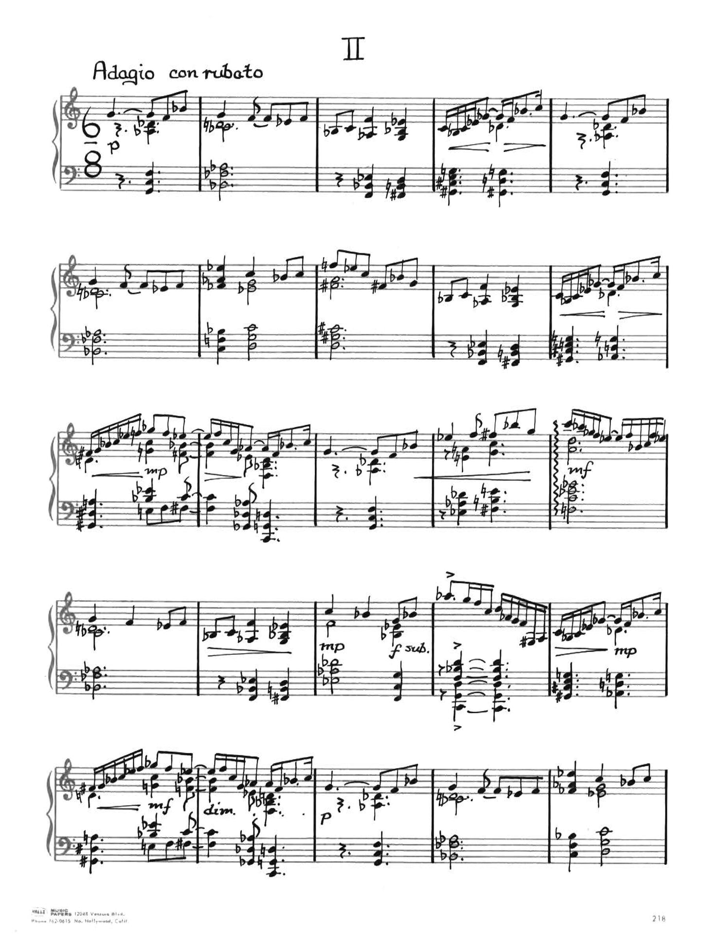 SONATA FOR PIANO