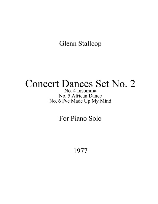 CONCERT DANCES SET 2