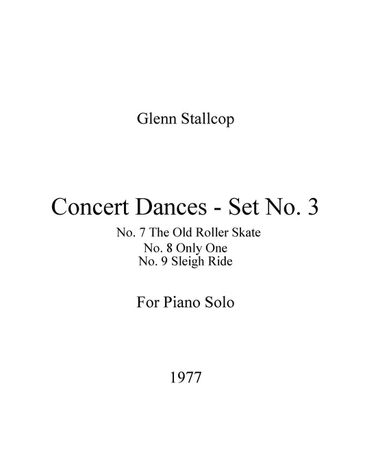 CONCERT DANCES SET 3