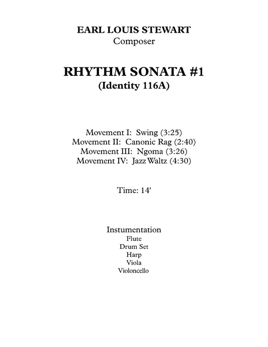 Rhythm Sonata No. 1