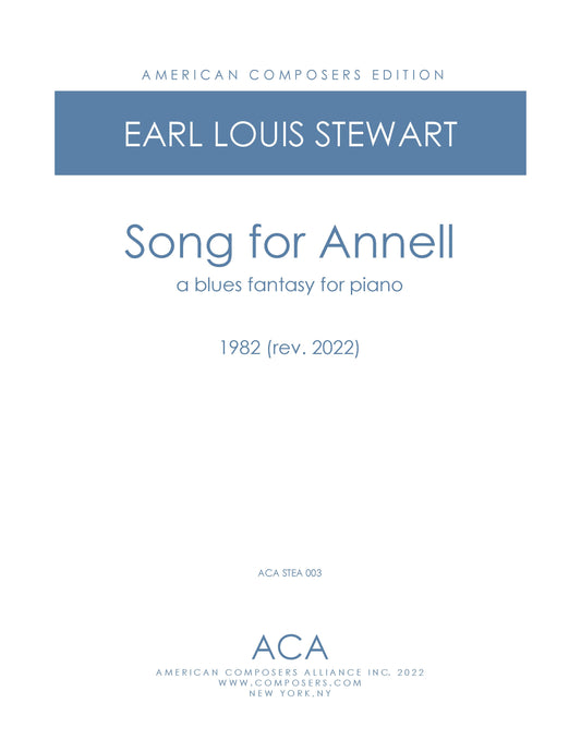 Song for Annell - A Blues Fantasy