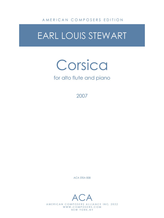 Corsica (for Alto Flute and Piano)