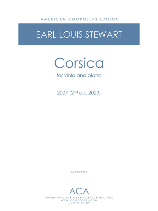 Corsica (for Viola and Piano)