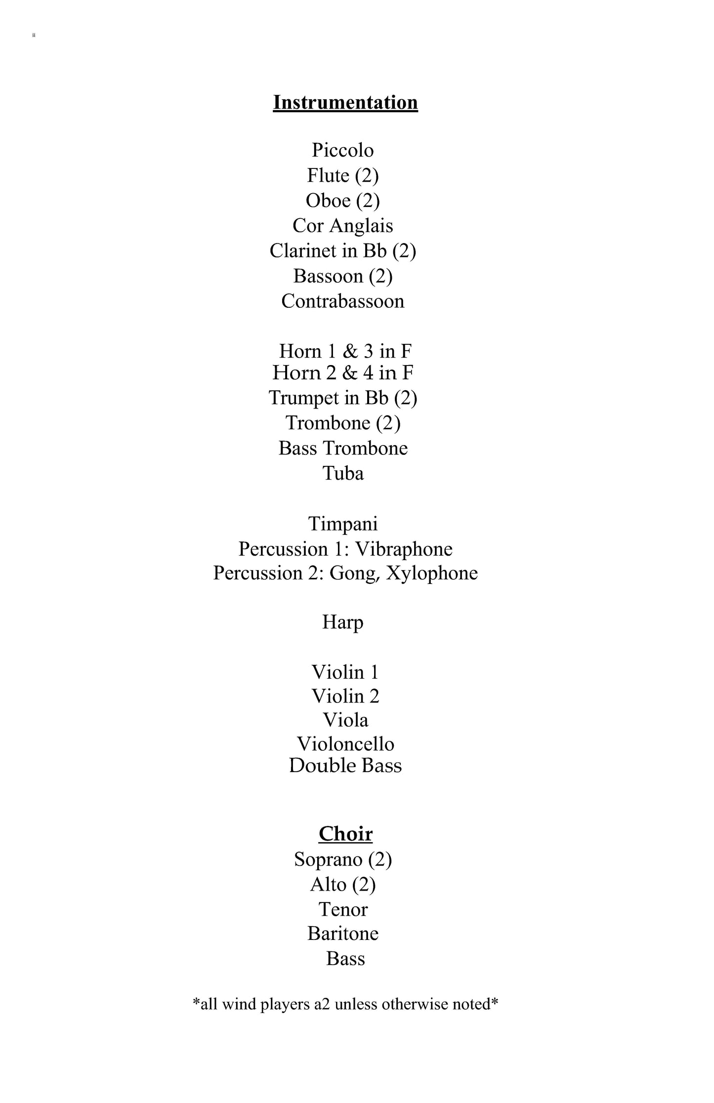 Symphony No. 4: "Juneteenth" full score