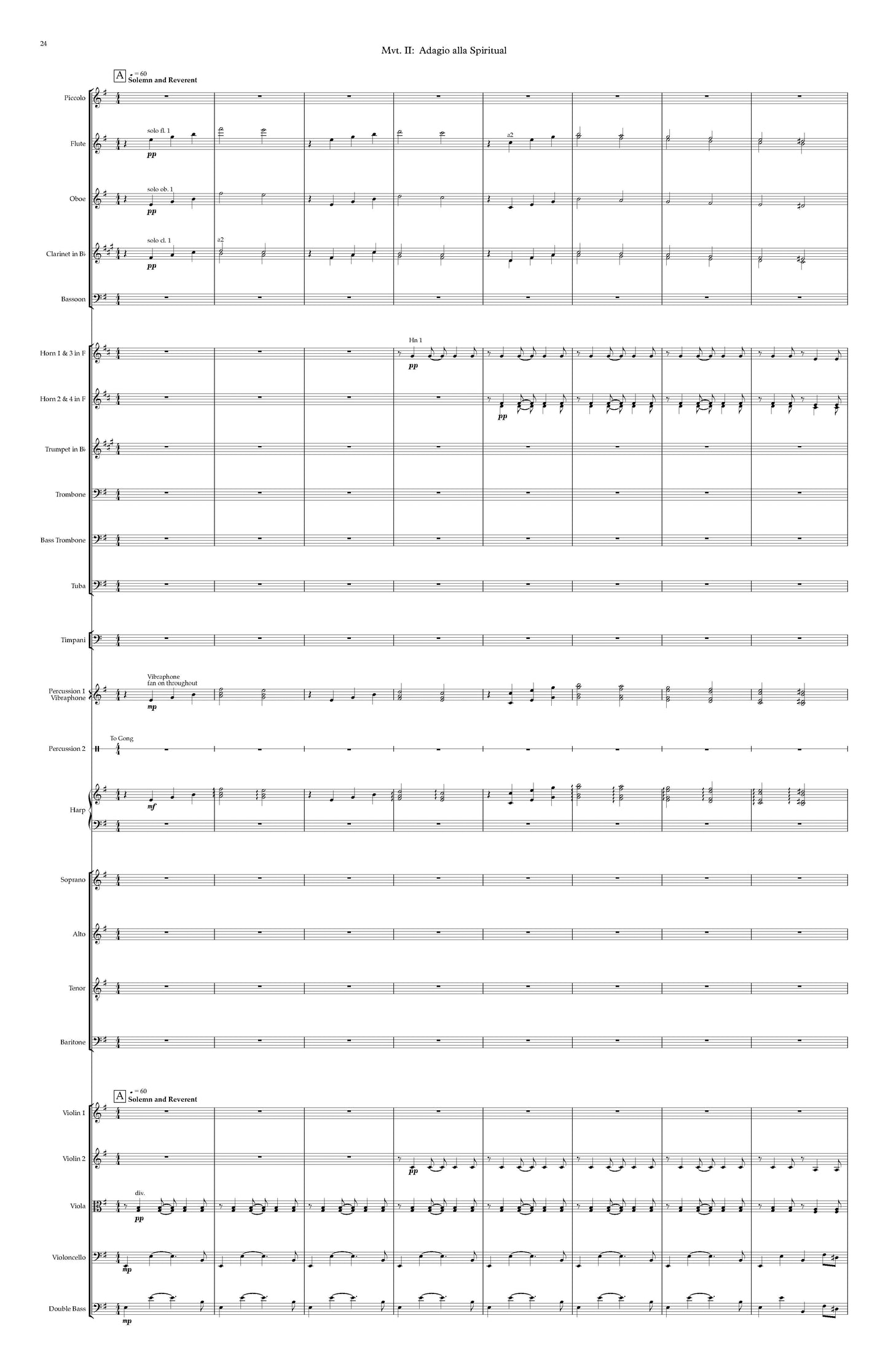 Symphony No. 4: "Juneteenth" full score