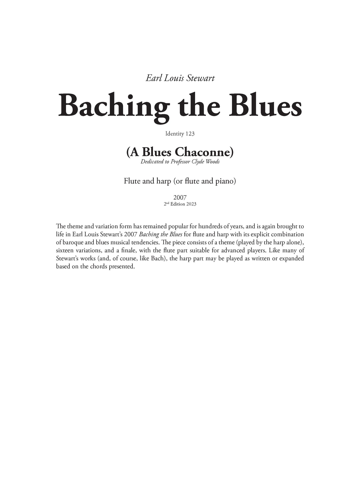 Baching the Blues