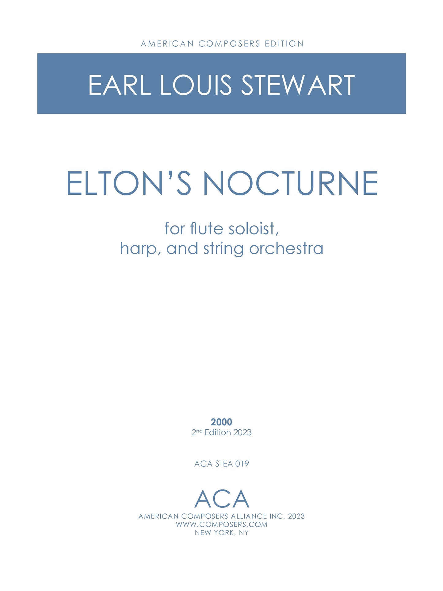 Elton's Nocturne