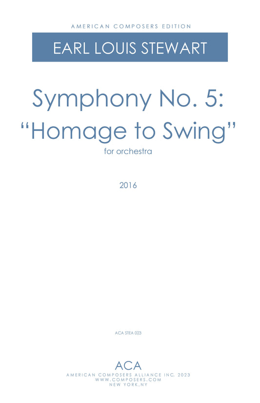 Symphony No. 5: "Homage to Swing"