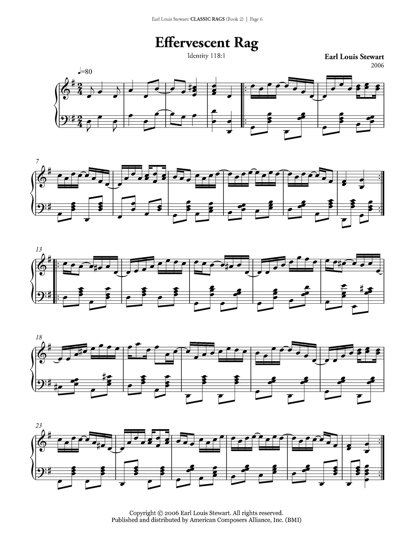 Classic Rags for Piano - Book 2