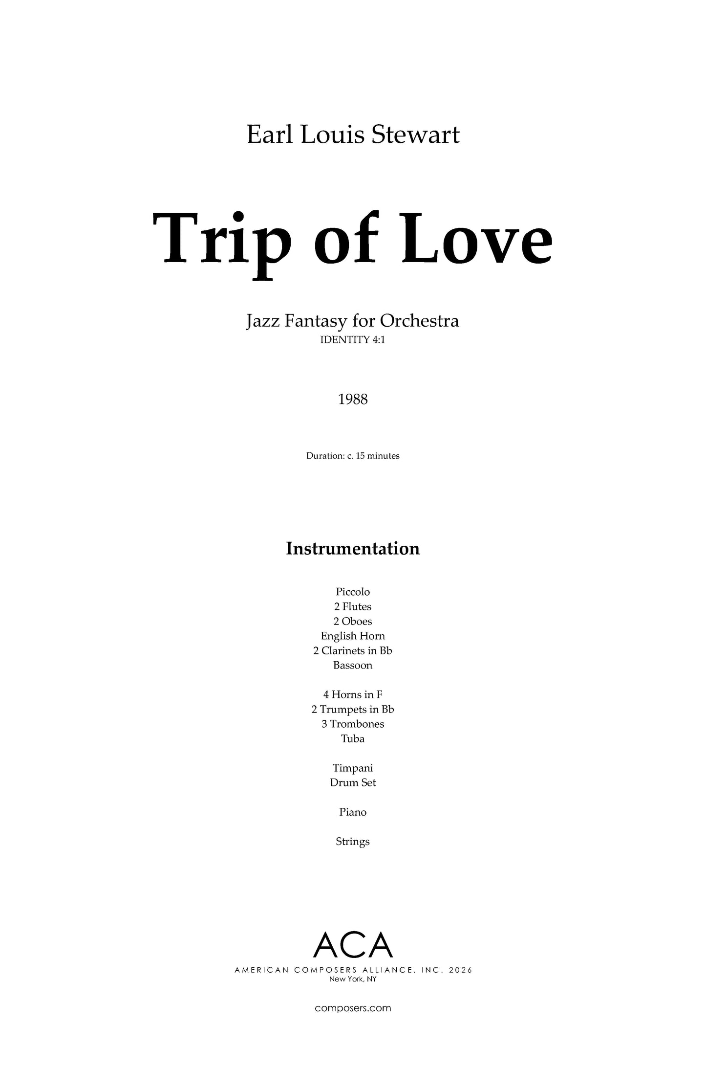 Trip of Love: Jazz Fantasy