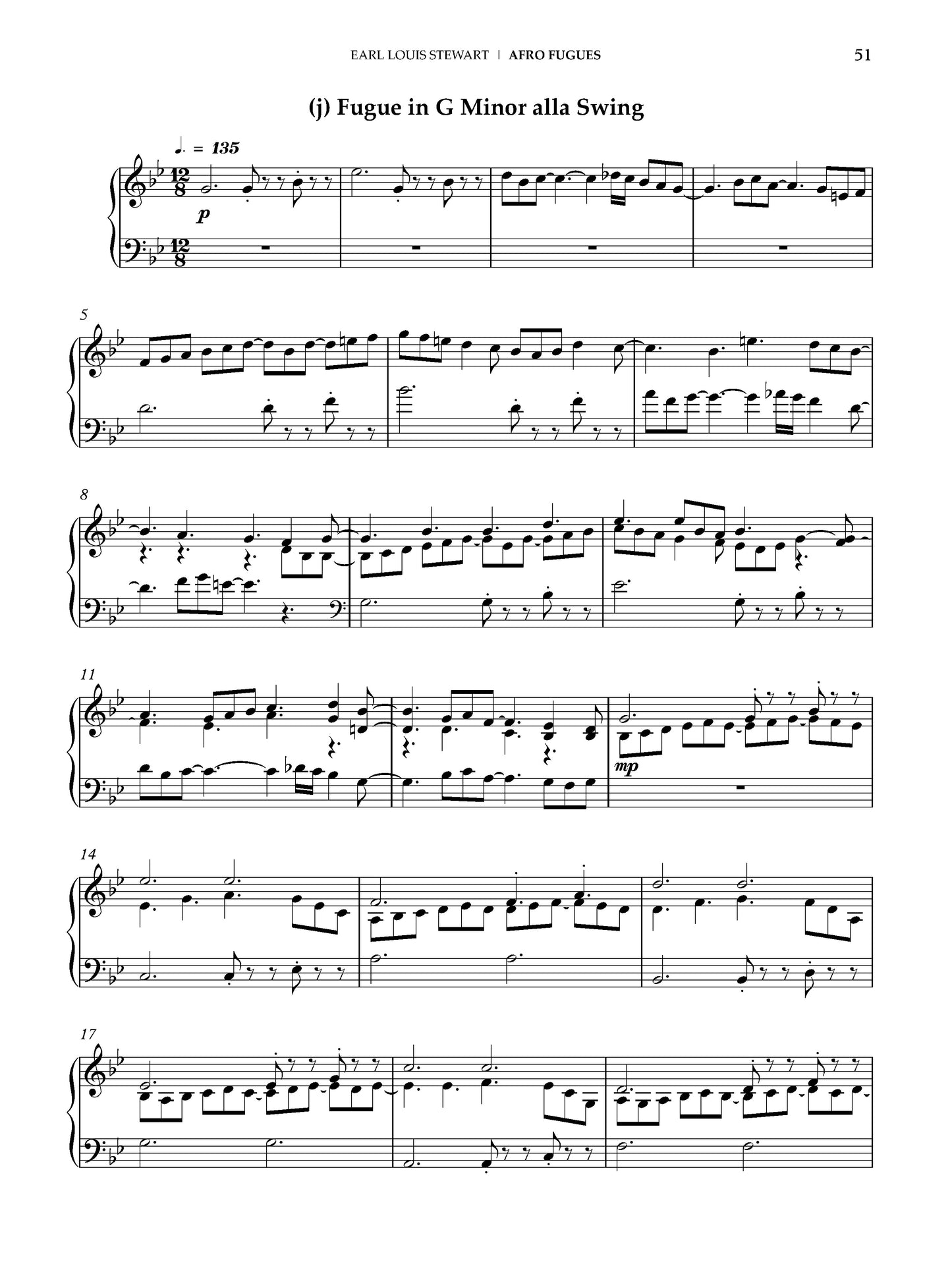 Afro-Fugues for Piano: Book 2