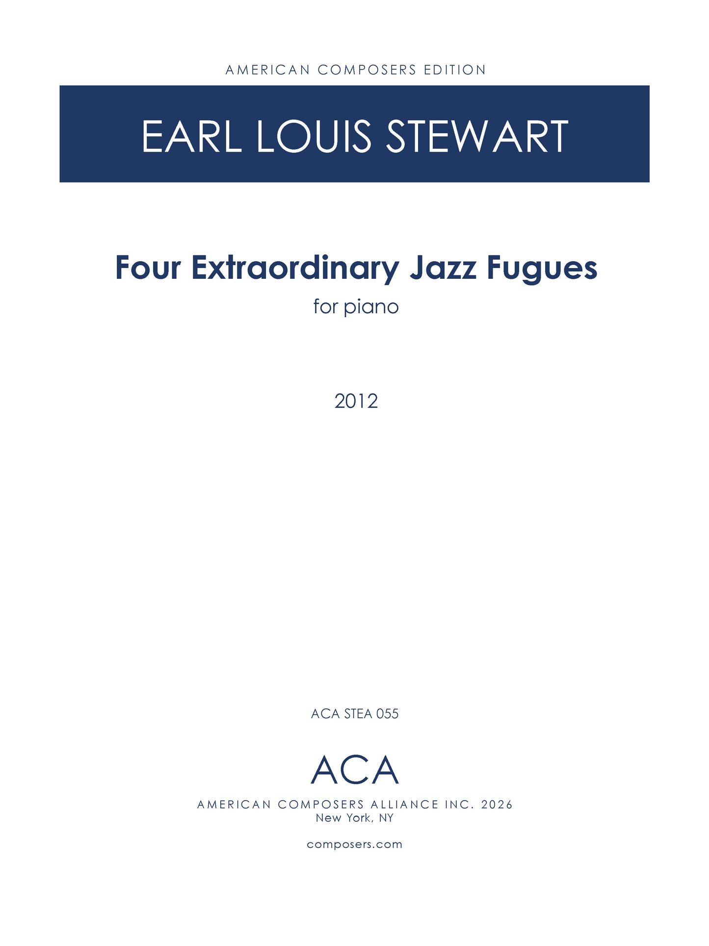 Four Extraordinary Jazz Fugues