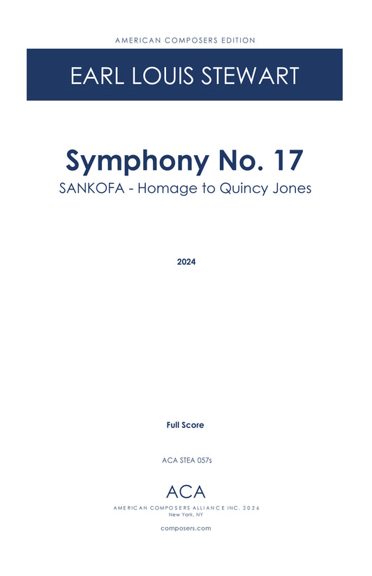 Symphony No. 17: "SANKOFA - Homage to Quincy Jones"