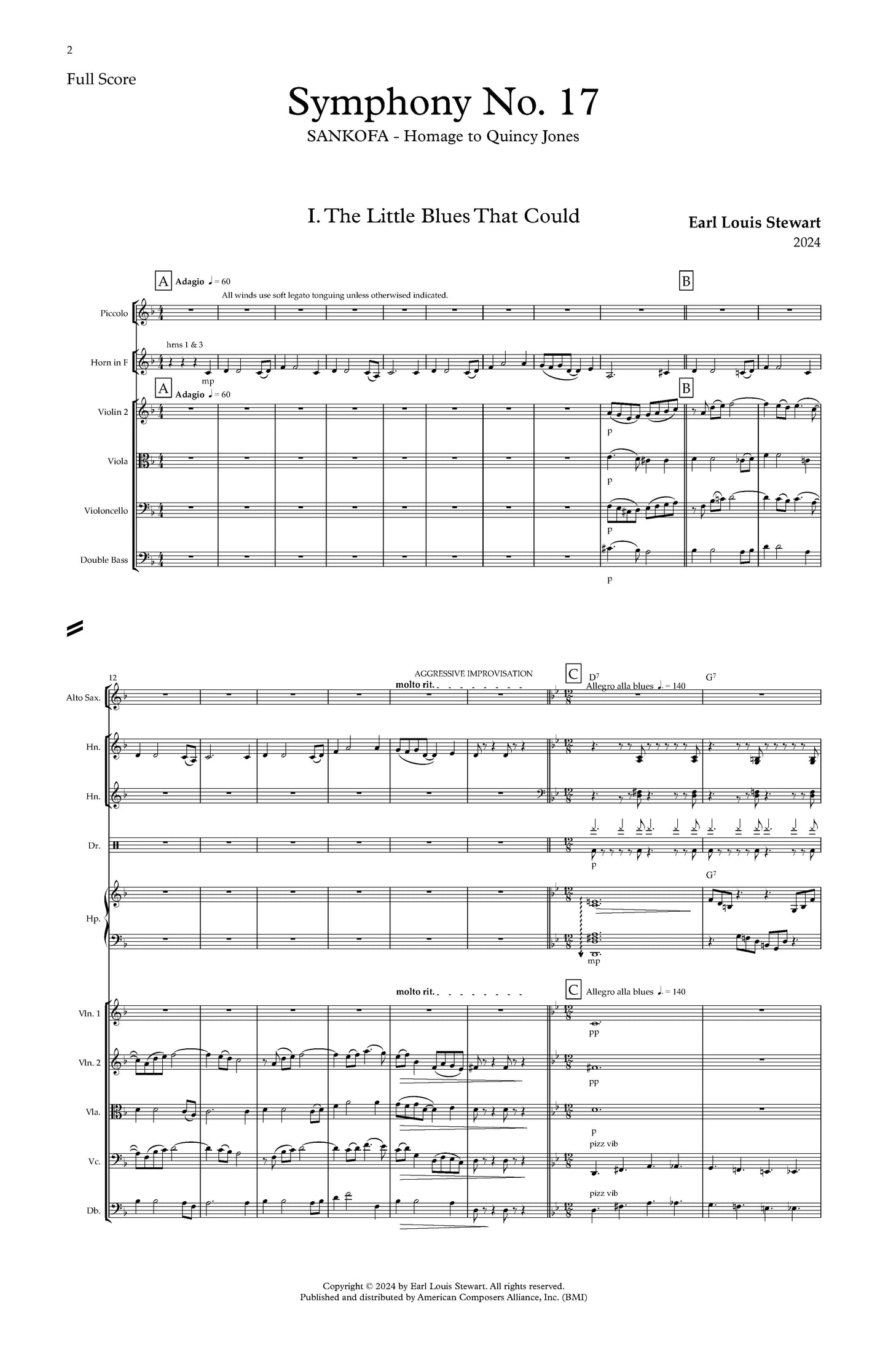 Symphony No. 17: "SANKOFA - Homage to Quincy Jones"