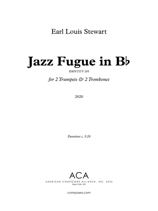 Jazz Fugue in Bb