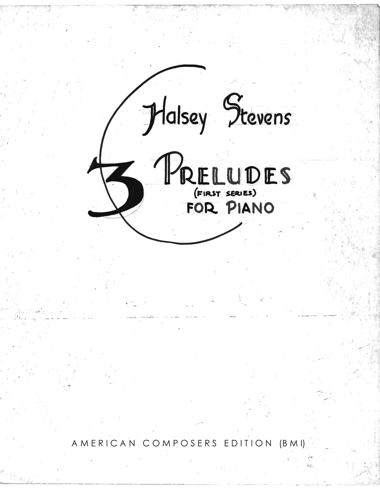 PRELUDES FOR PIANO (1st Series)