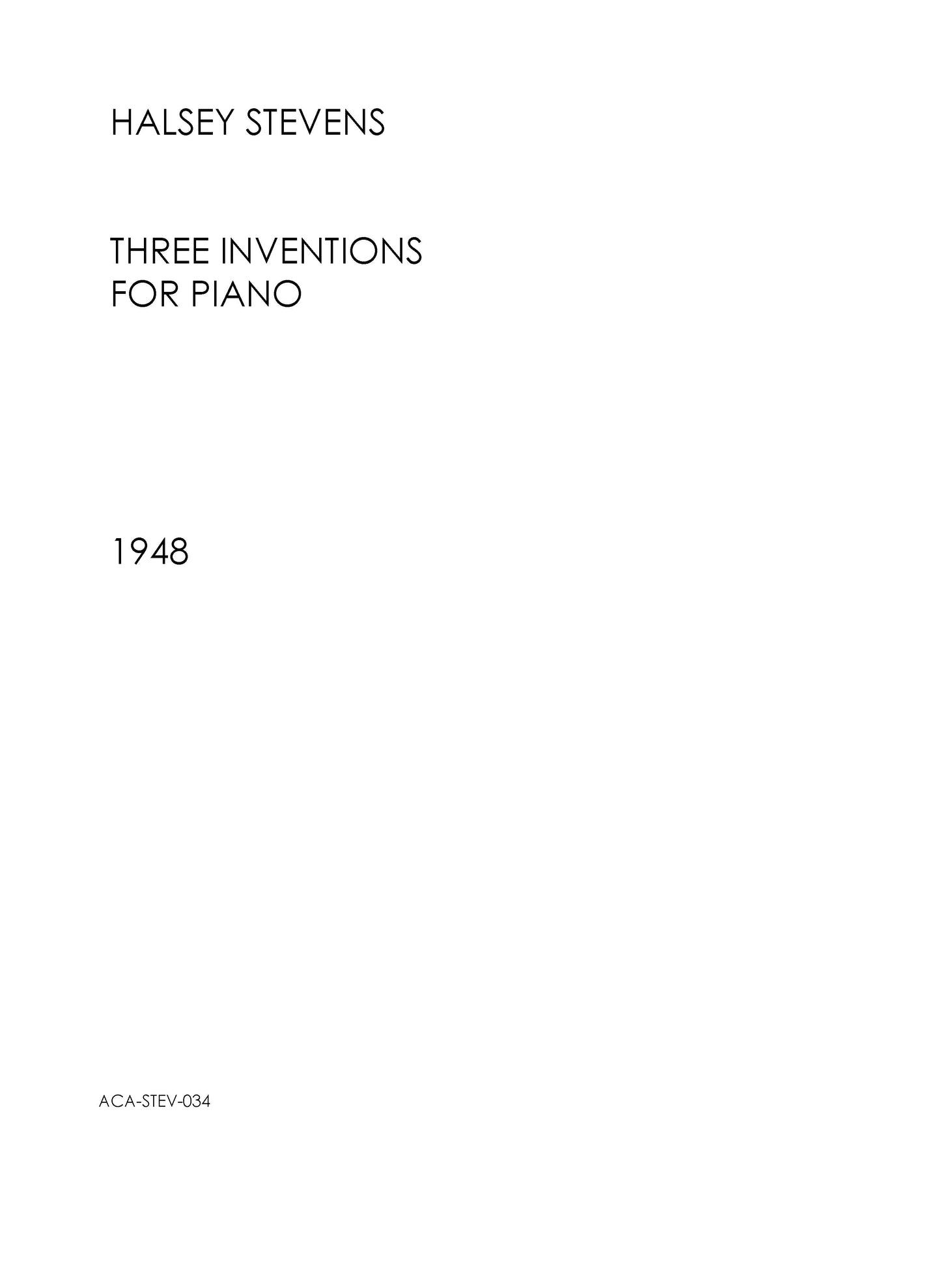 THREE INVENTIONS