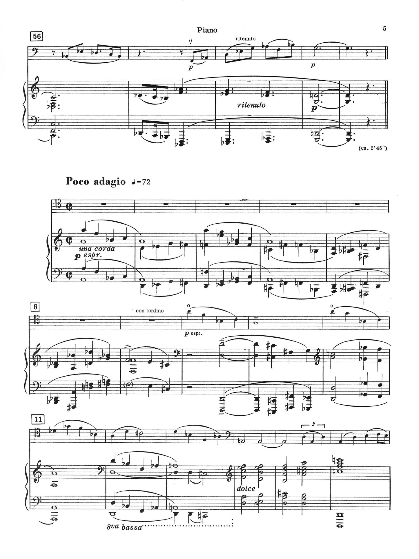 SONATINA No 1 for cello or bassoon and piano